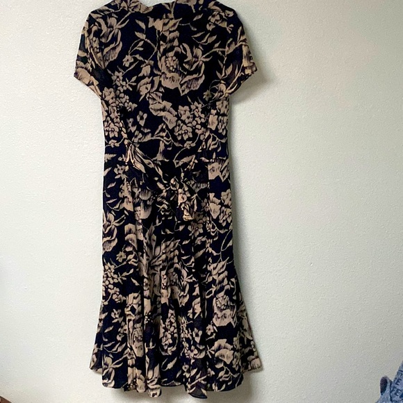 Evan Picone woman Floral Pattern Button Front Dress size 16W - Picture 2 of 9